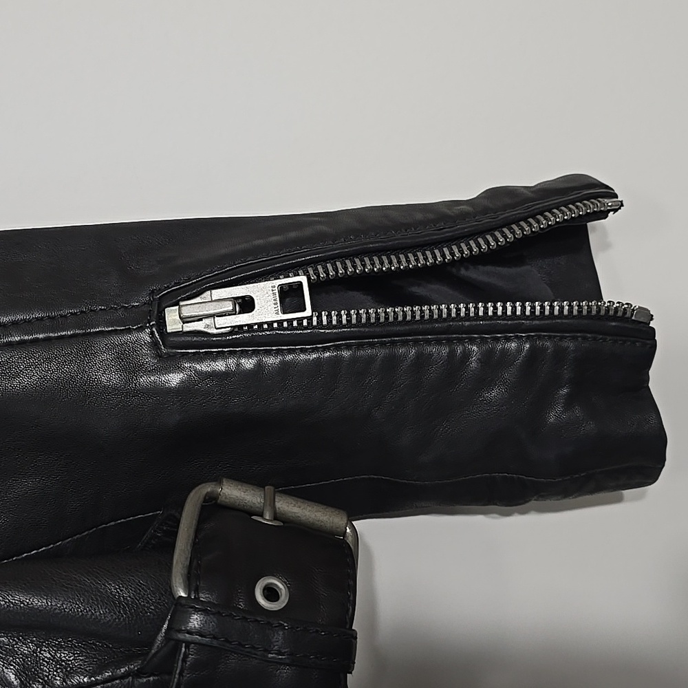 Allsaints Leather Jacket - Picture 8 of 11